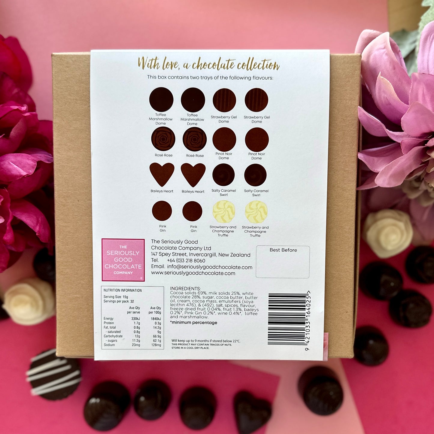 Peonies and Posies, 32 Piece Box