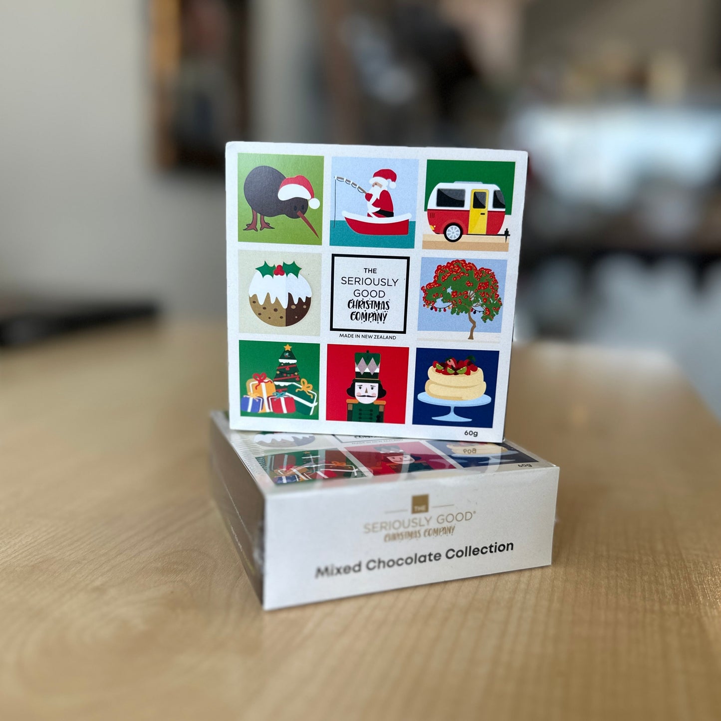 Kiwiana Christmas Icons, 4 Piece Box