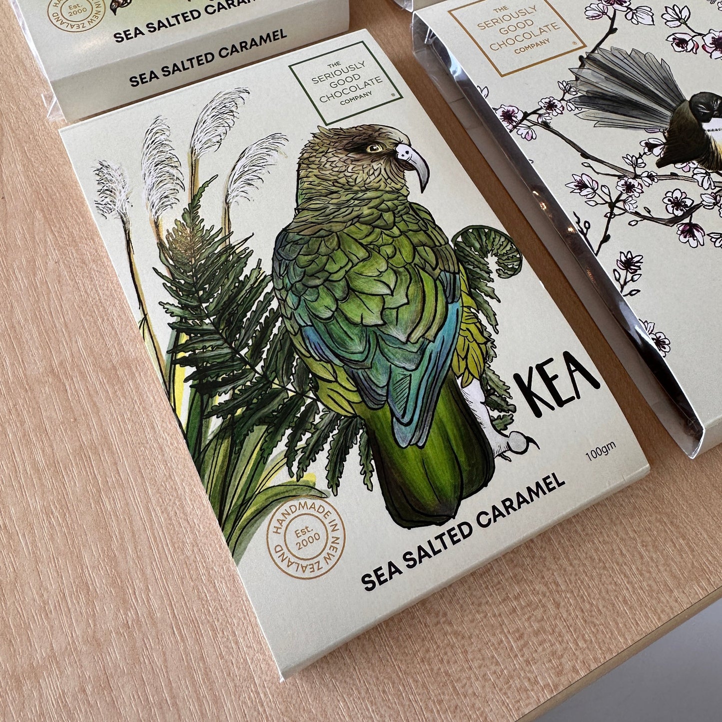 NZ Native Birds Chocolate Tablet Trio Bundle