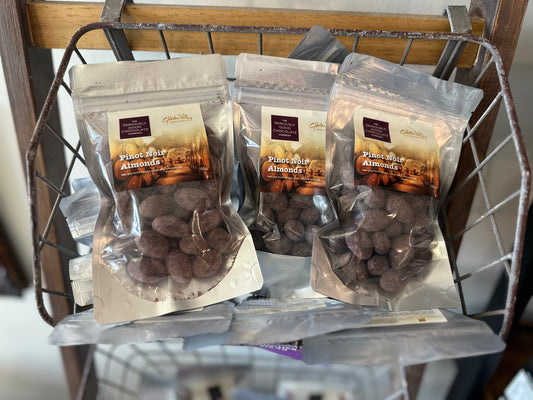 Chocolate Coated Pinot Noir Almonds  - Pouch