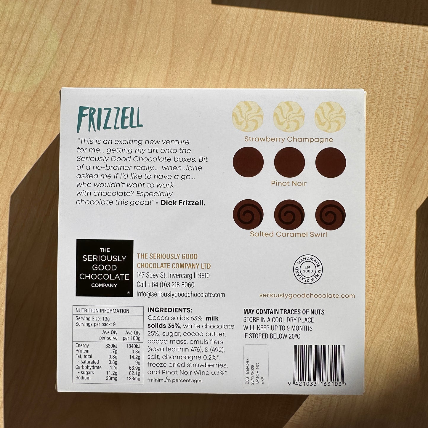 Dick Frizzell - Spa Time, 9 Piece Box