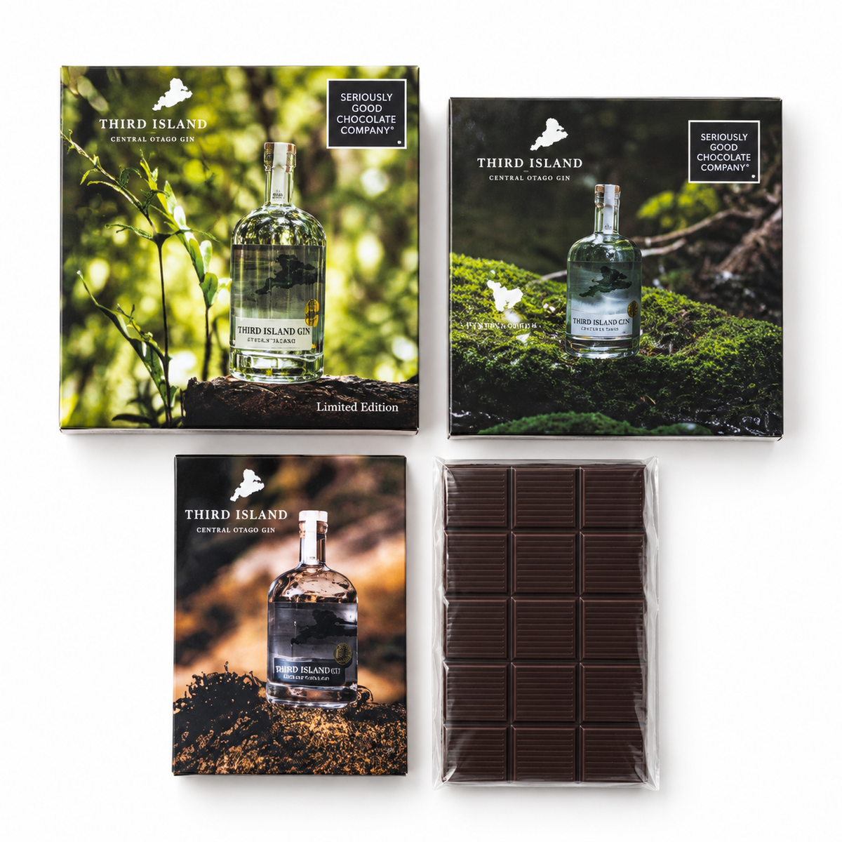 Rakiura Stewart Island Distillery, Third Island Gin, 9 Piece Box