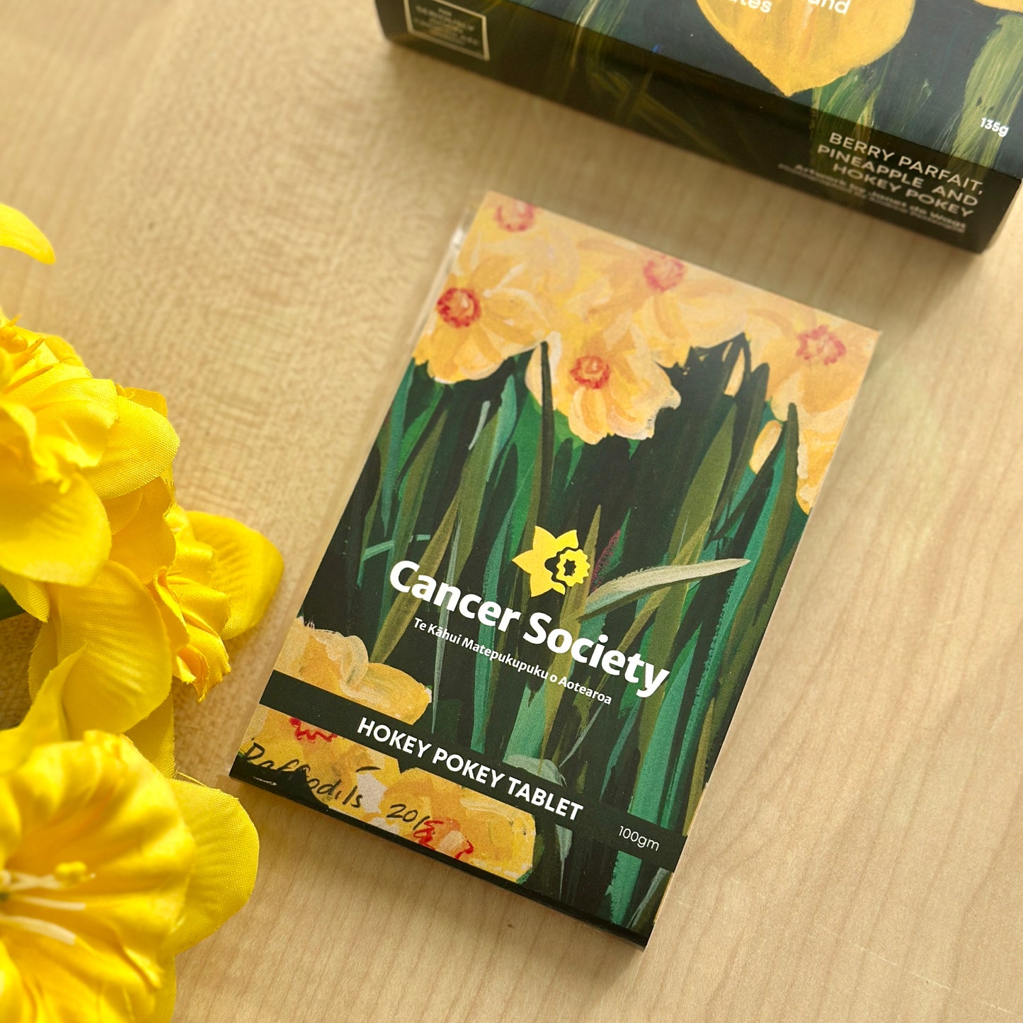 Daffodil Day - Hokey Pokey Chocolate Block