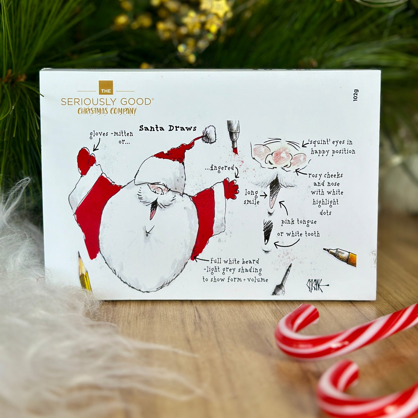 Chicane How to draw Santa, 6 Piece Box