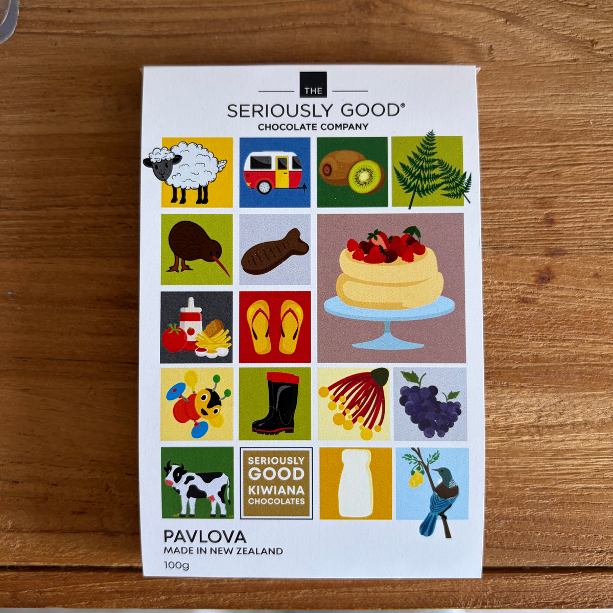 Kiwiana icons, Pavlova Chocolate Block