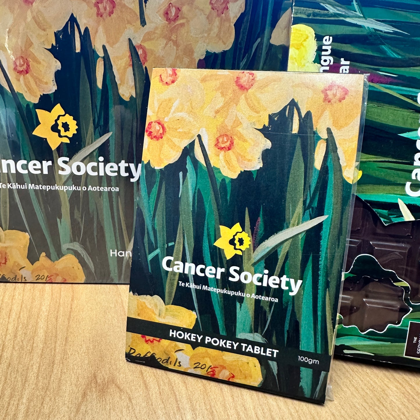 Daffodil Day - Hokey Pokey Chocolate Block