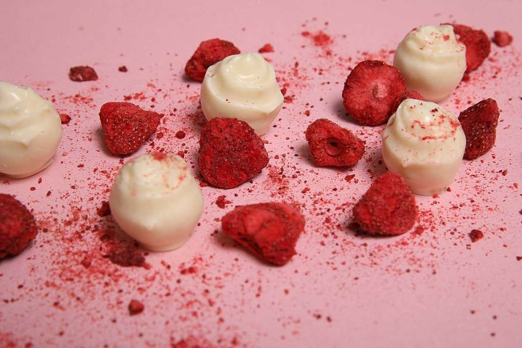 Strawberry and champagne, 6 Piece Tray