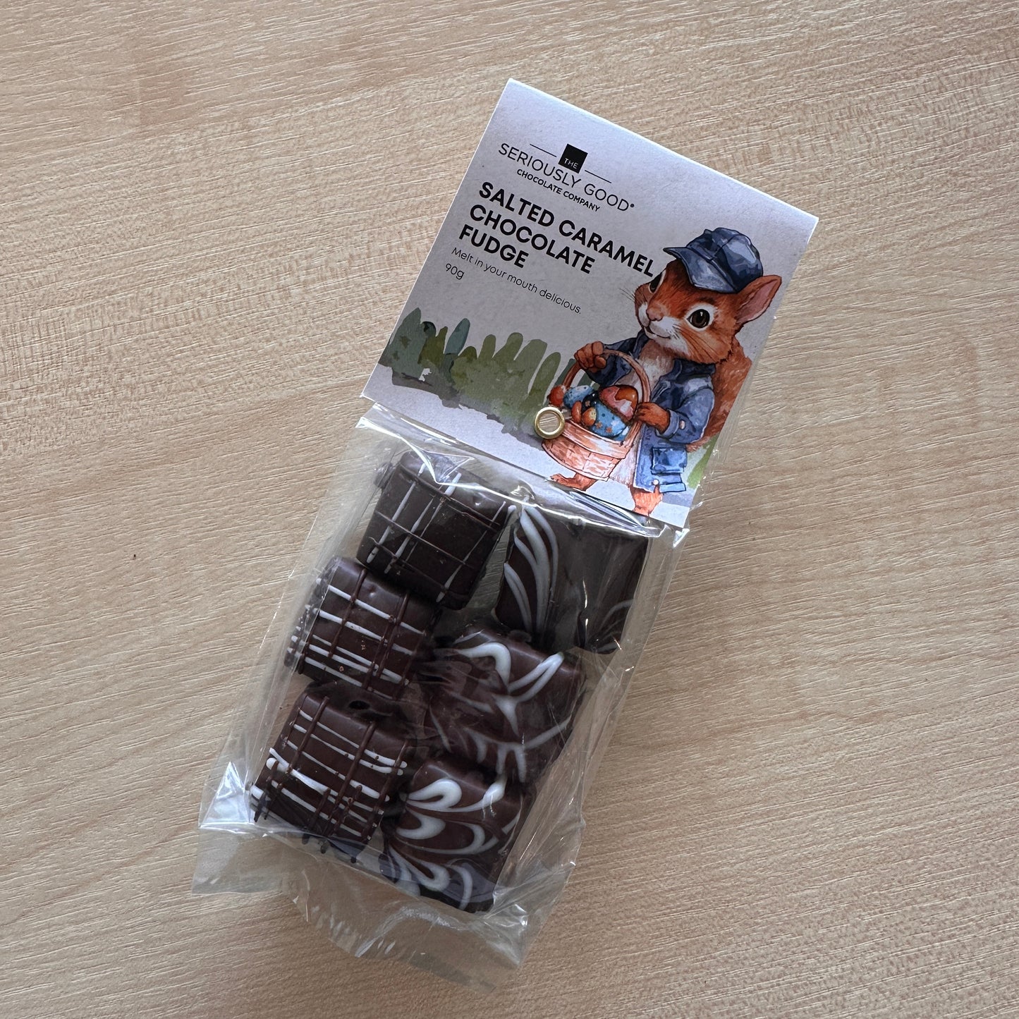 Vintage Easter Chocolate Fudge Bag (6 Pieces)