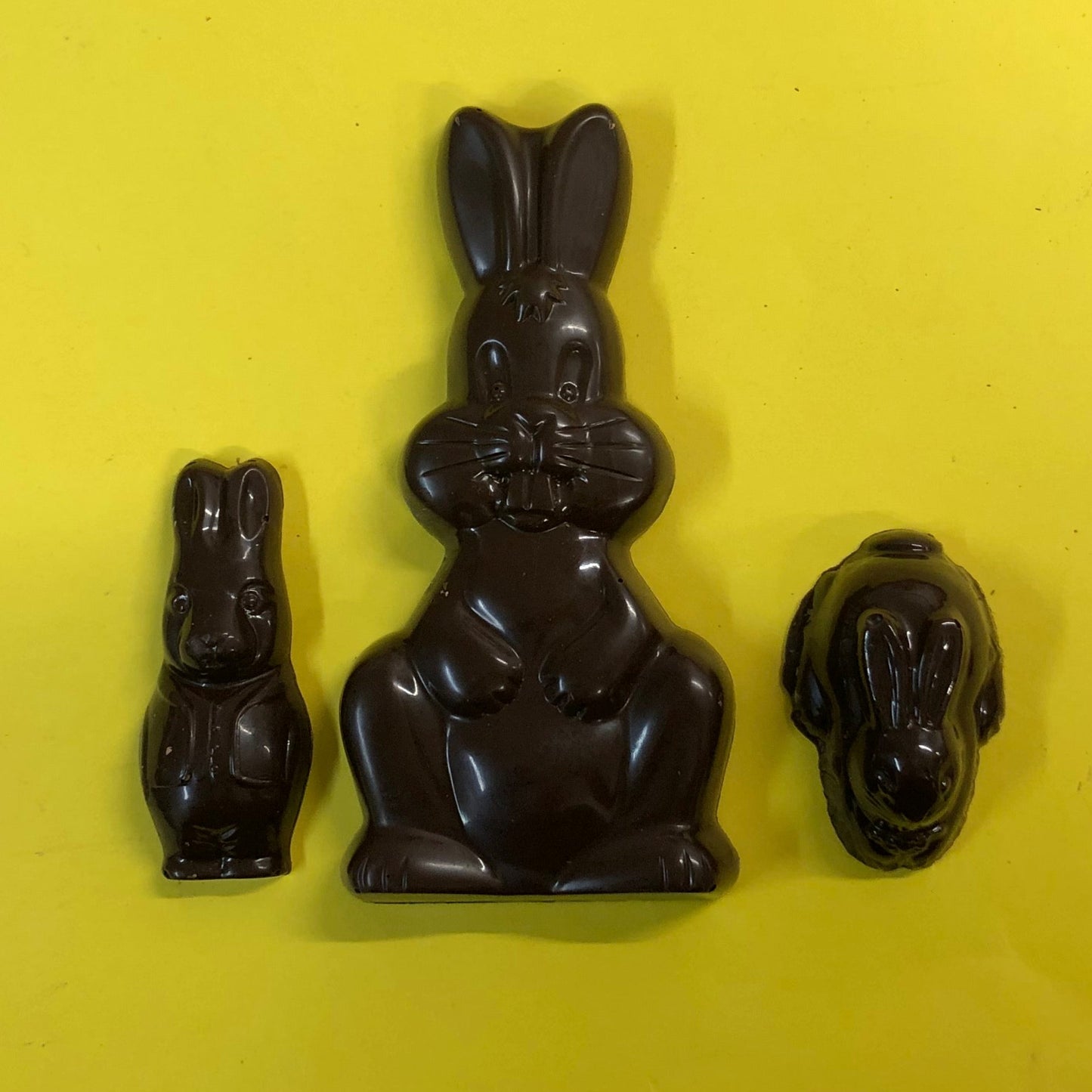 Giant Bunny with Hokey Pokey pieces, Chocolate Block