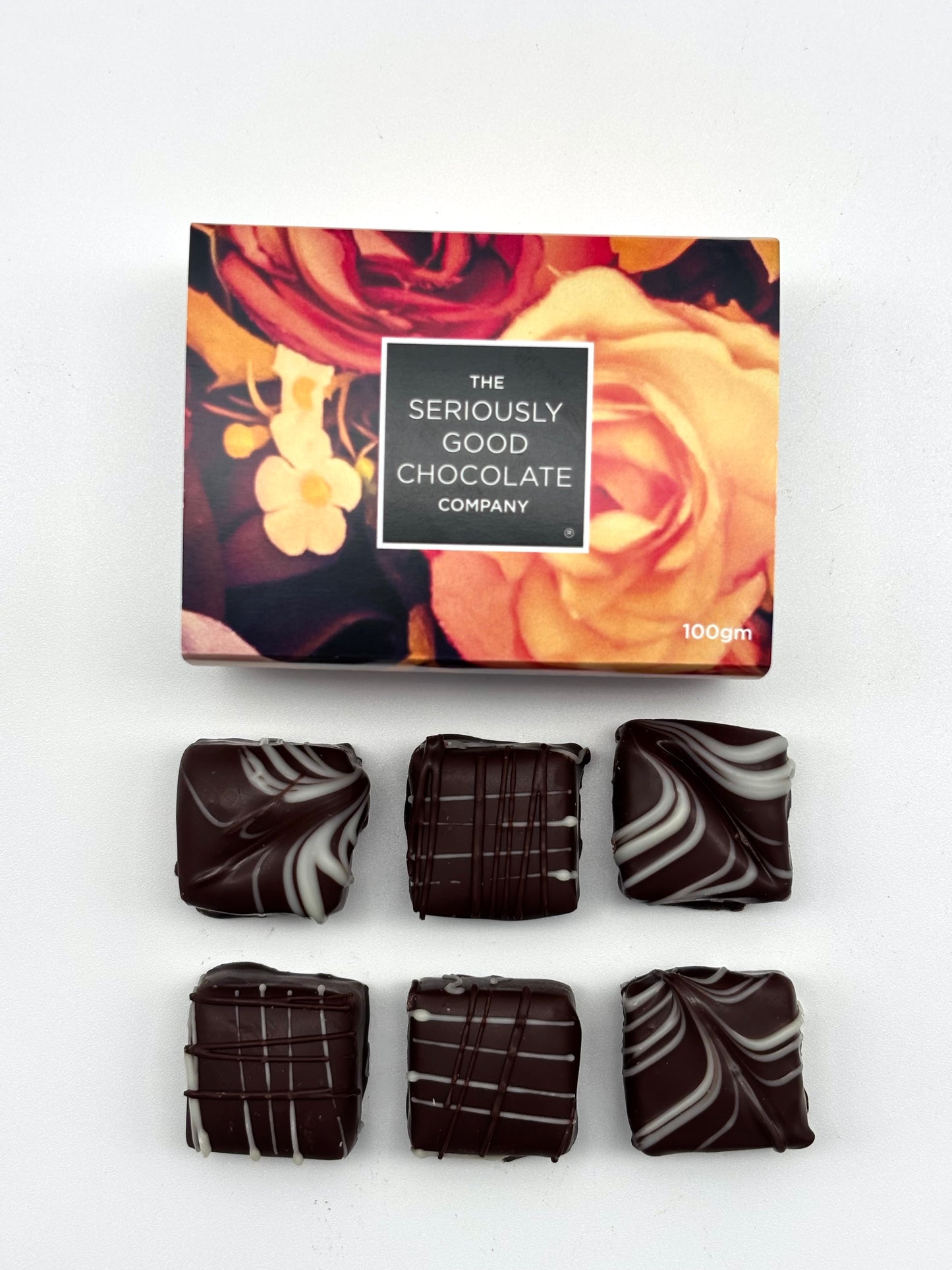 Floral Salty Caramel 8 Piece Log Box