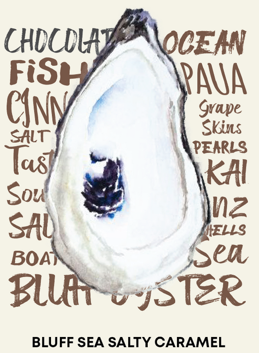Bluff Oyster Words Tablet - Bluff Sea Salty Caramel