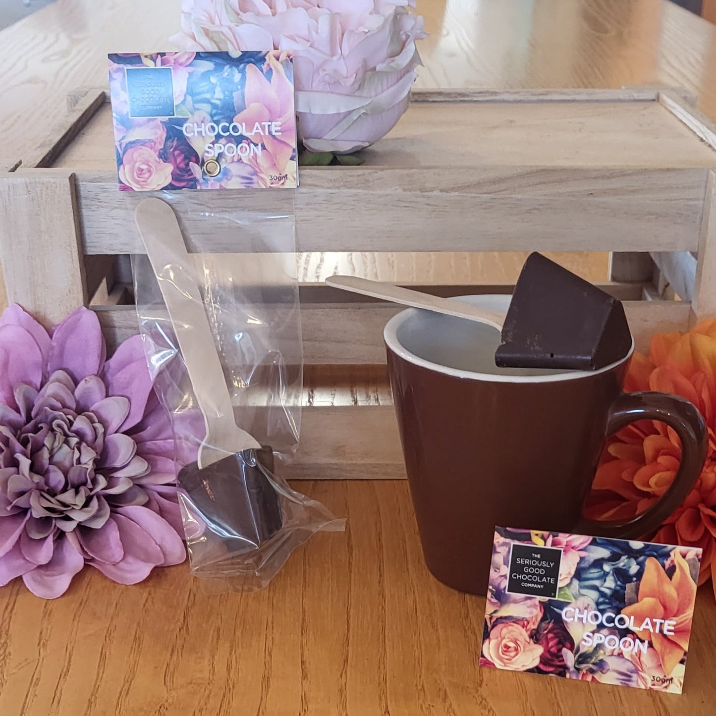 Pastel Floral Collection, Chocolate Spoon