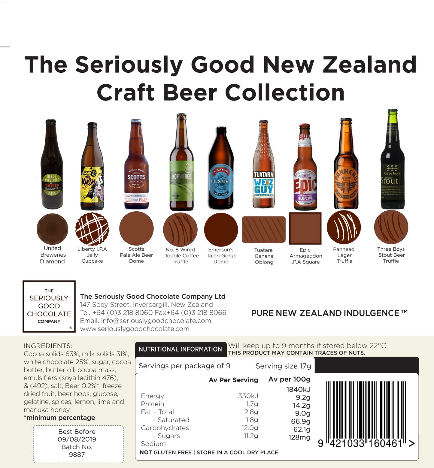 Craft Beer, 9 Piece Box