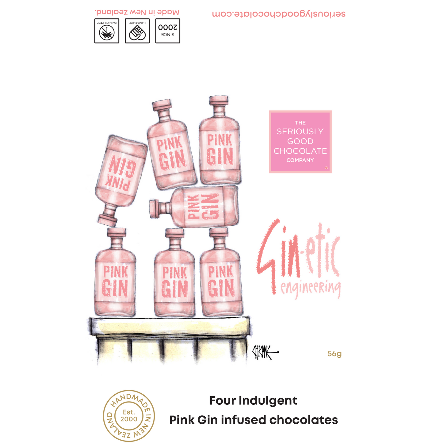 Pink Gin - Ginetic Engineering - Chicane, 4 Piece Box
