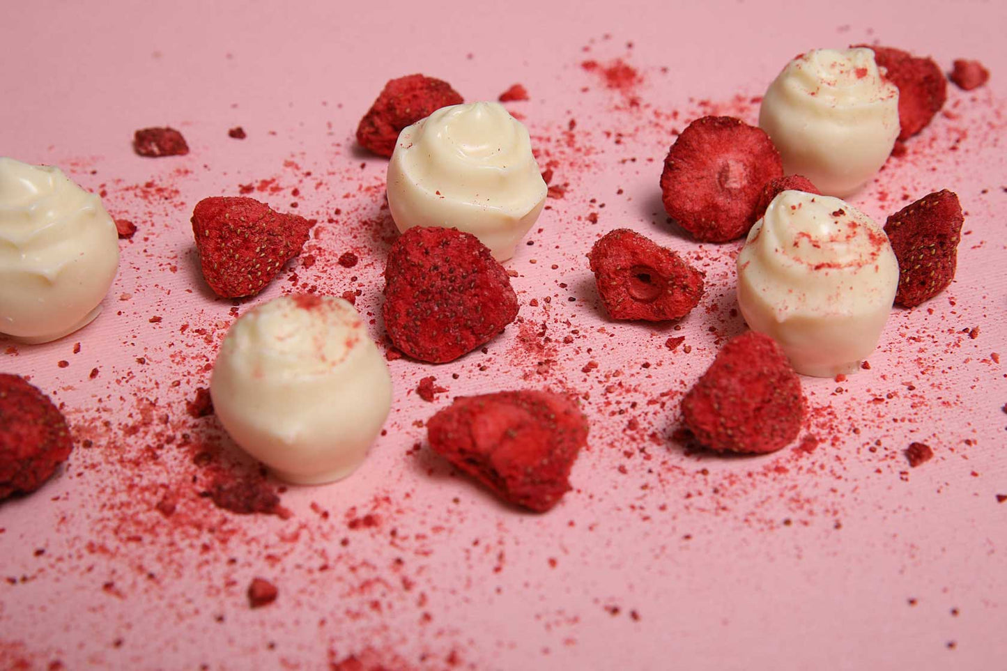 Floral Hearts - Strawberry Champagne, 6 Piece Bag