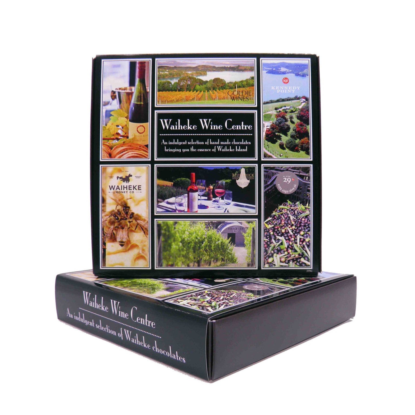 Waiheke Wine Centre, chocolate made in southland infusing kennedy point, number 29 wine, Mudbrick, obsidian wine, goldie wines, Waiheke honey co and passage rock wines