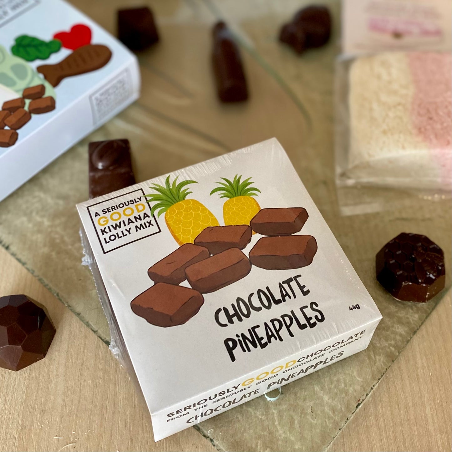 Kiwiana - Pineapple Lumps, 4 Piece Box