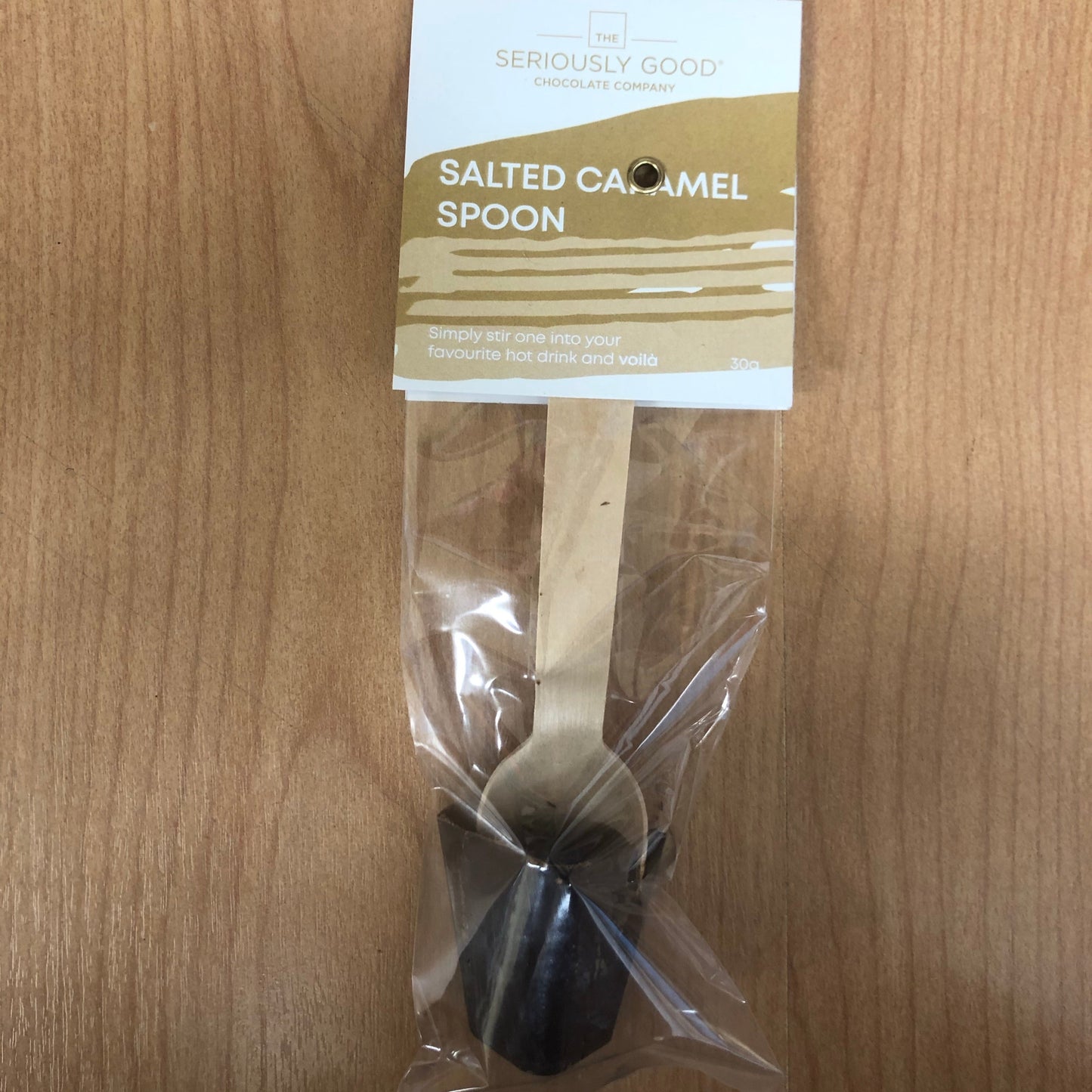 Seriously Good Salty Caramel, Chocolate Spoon