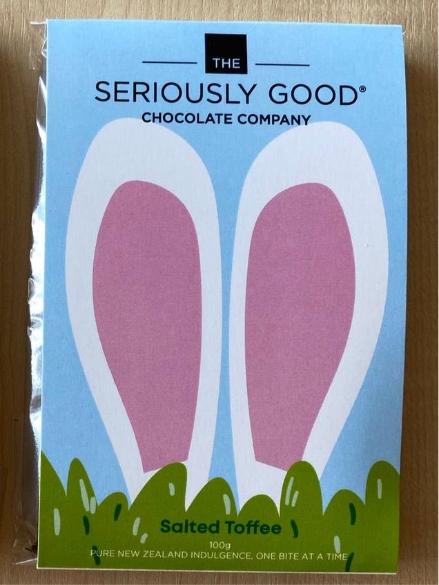 Bunny Ears - Salted Toffee, Chocolate Block