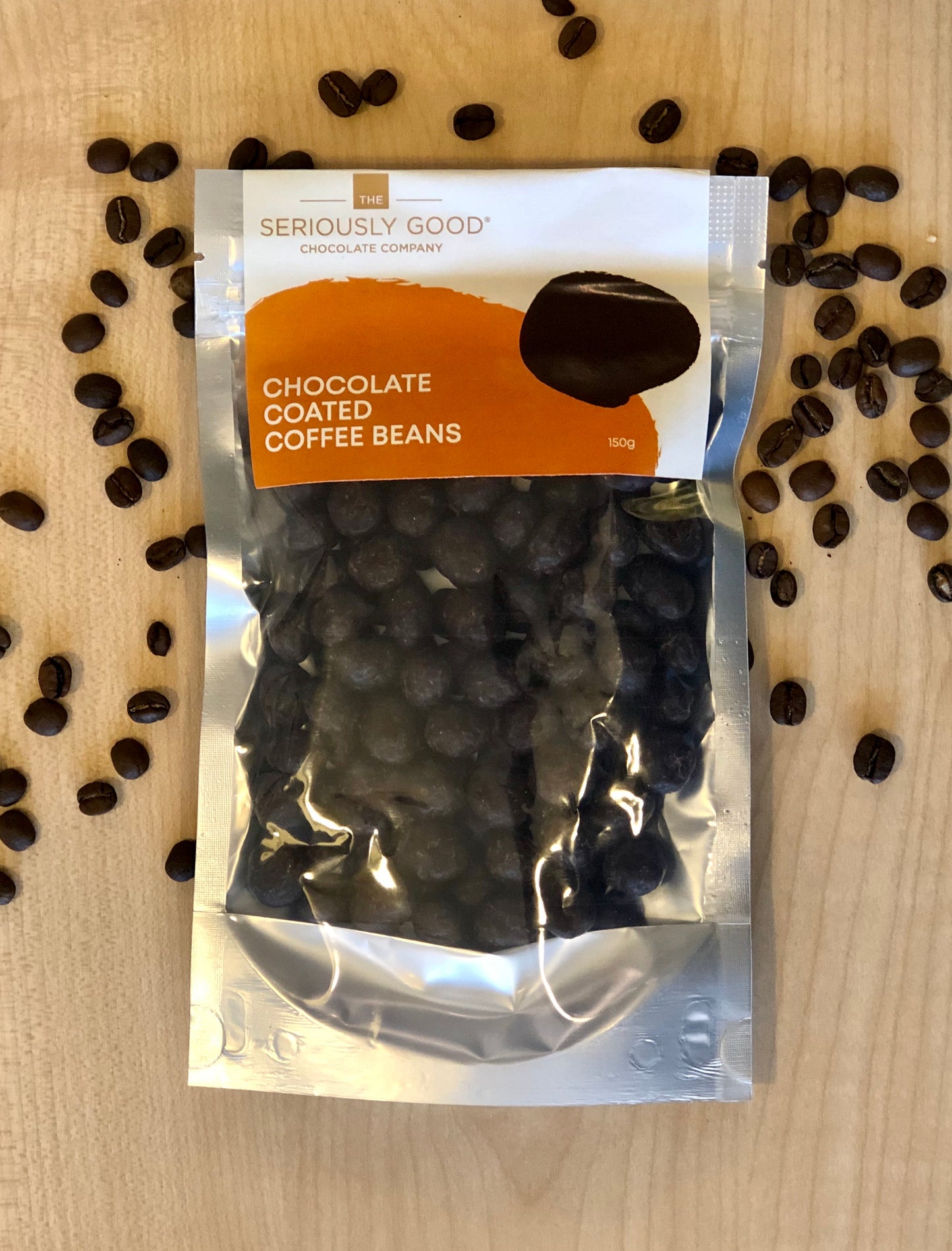 Chocolate Coated Coffee Beans, Pouch