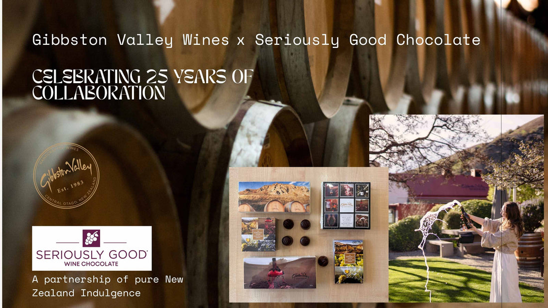 25 Years of Indulgence: Seriously Good Chocolate x Gibbston Valley Wines