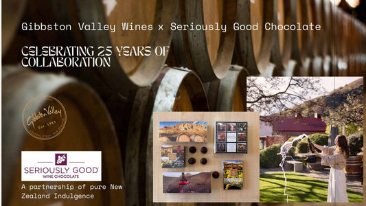 25 Years of Indulgence: Seriously Good Chocolate x Gibbston Valley Wines