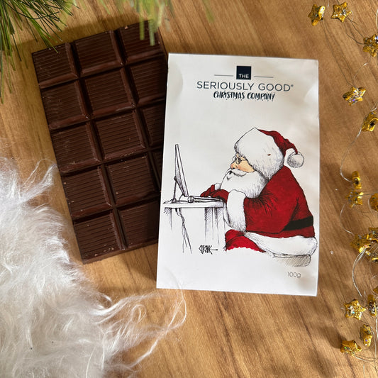 Tech Santa - Salted Caramel, Chocolate Block