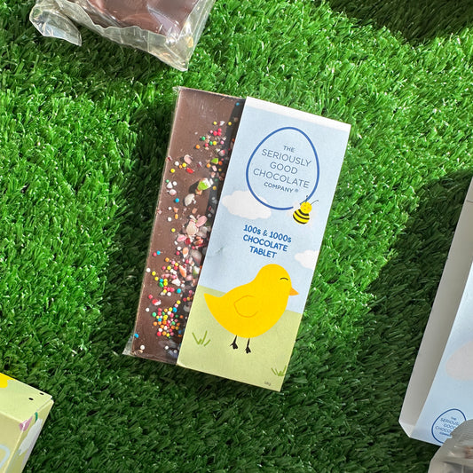 Candy Easter Mini Chocolate Block with 100s & 1000s