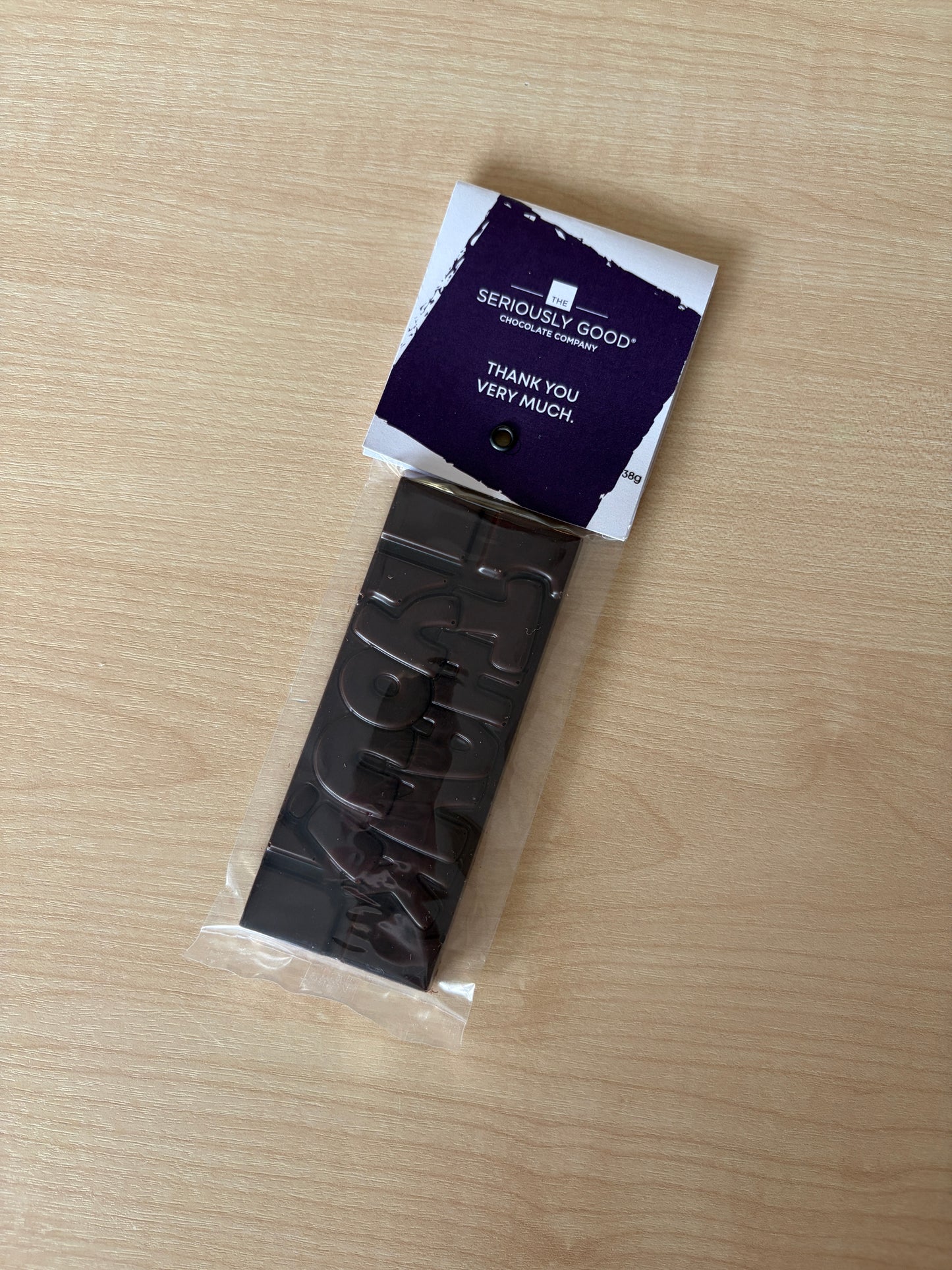 Thank you, Chocolate Bar