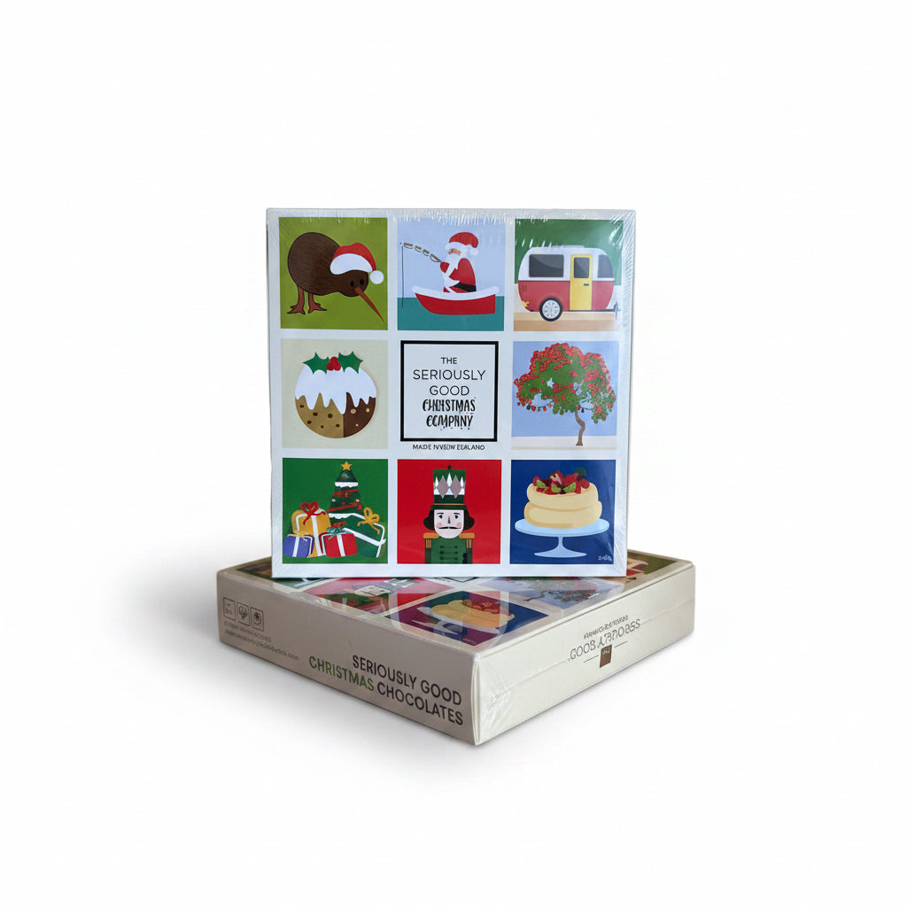 Kiwiana Christmas icons, 9 Piece Box