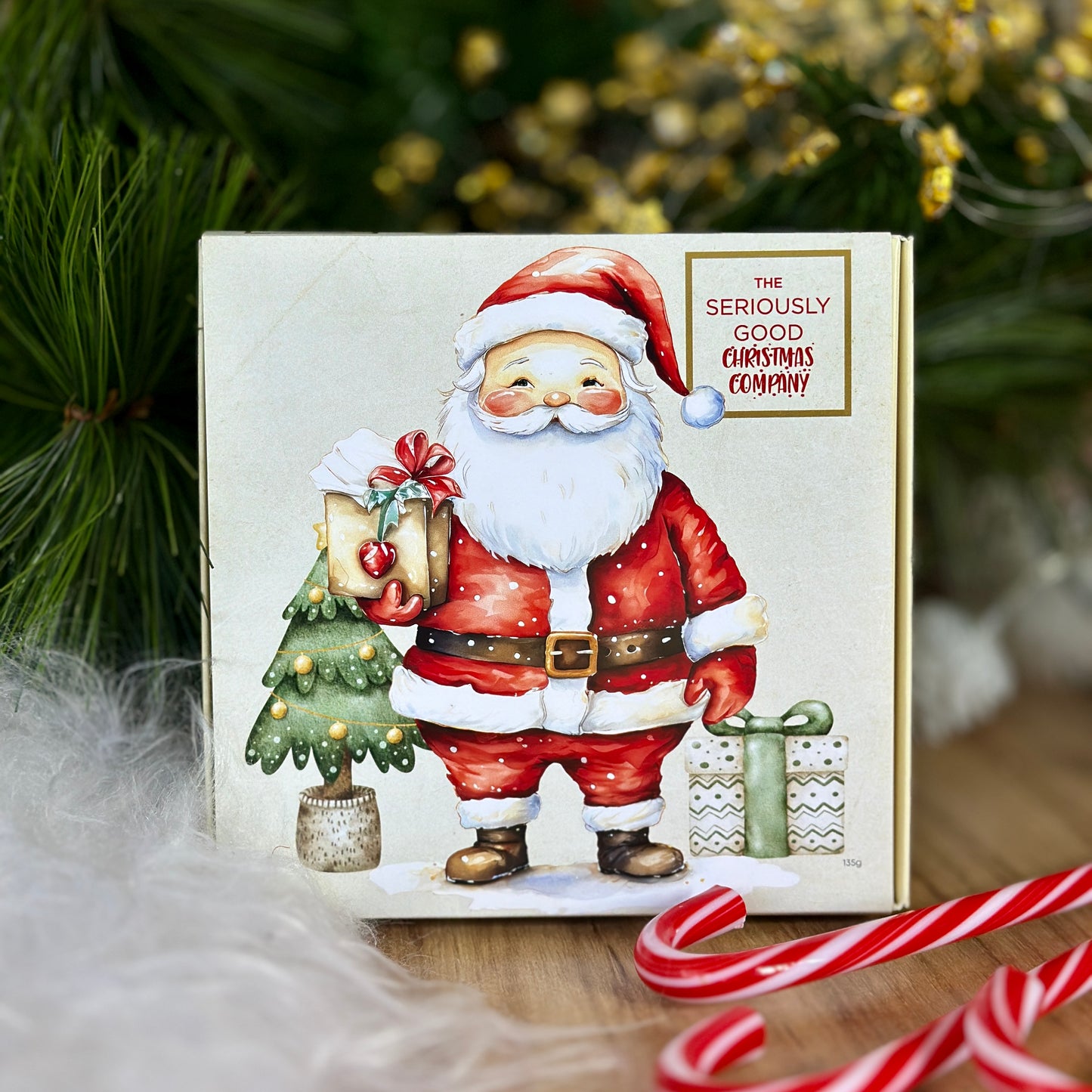 Vintage Christmas - Santa, 9 Piece Box