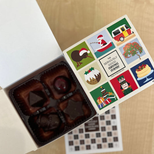 Kiwiana Christmas Icons, 4 Piece Box