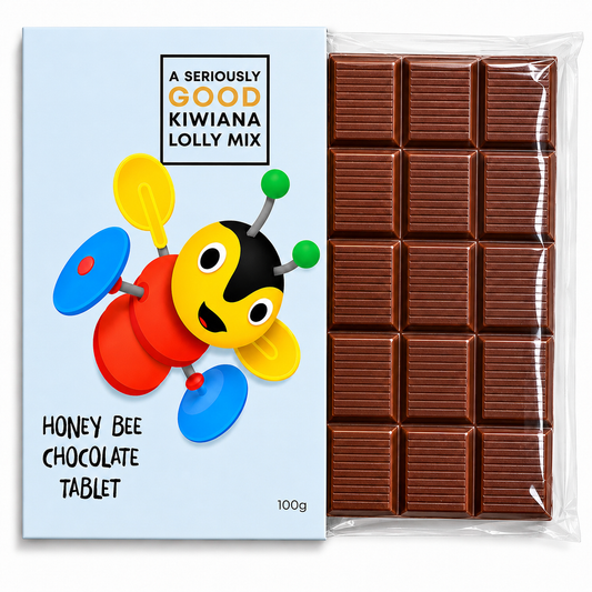Kiwiana Buzzy Honey Bee, Chocolate Block