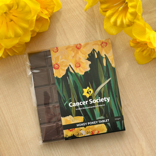 Daffodil Day - Hokey Pokey Chocolate Block
