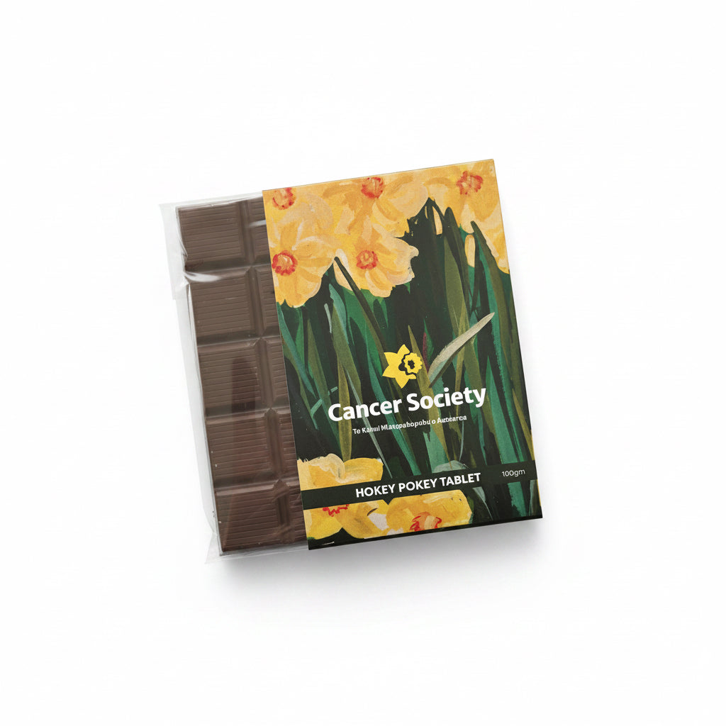Daffodil Day - Hokey Pokey Chocolate Block