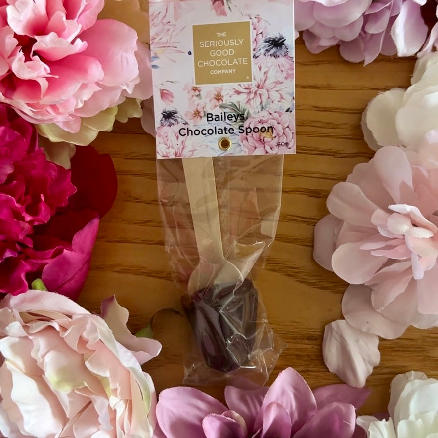 Pastel Floral Collection, Chocolate Spoon