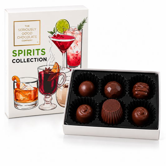 Keeping Spirits Bright, Christmas Cocktails, 6 Piece Box