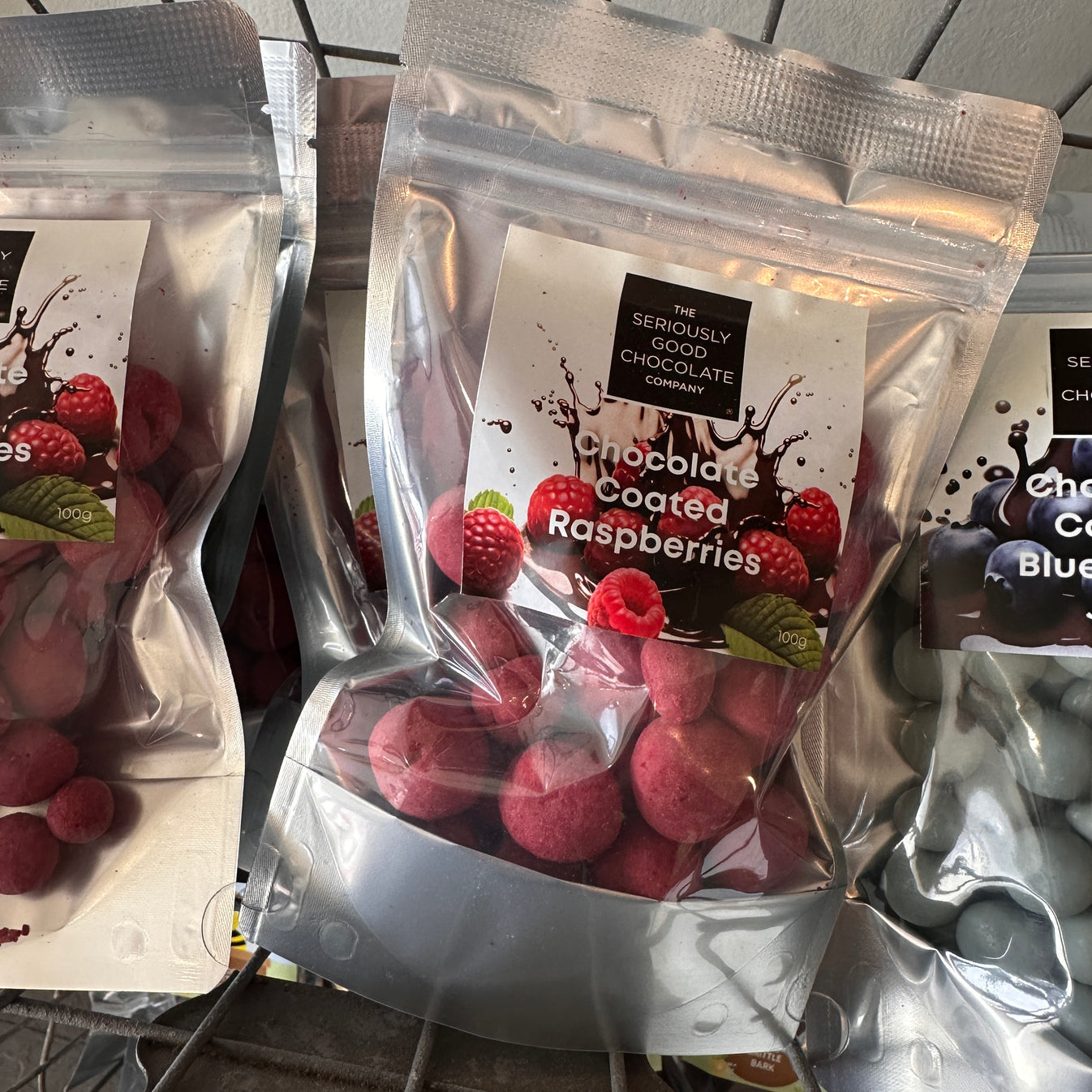 Ruby Chocolate Coated Raspberries, Pouch – The Seriously Good Chocolate ...