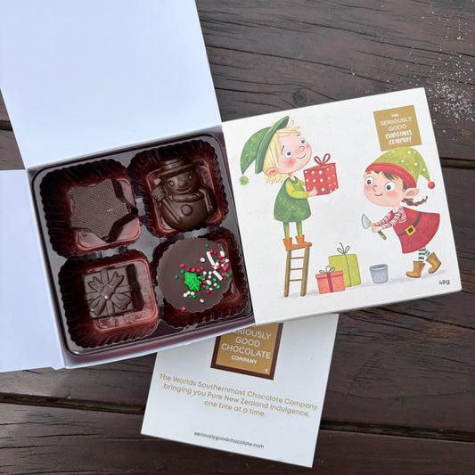 Vintage Christmas, Naughty Elves, 4 Piece Box