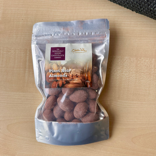 Chocolate Coated Pinot Noir Almonds, Pouch