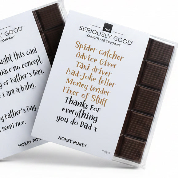 Spider Catcher - Dad, Chocolate Blocks