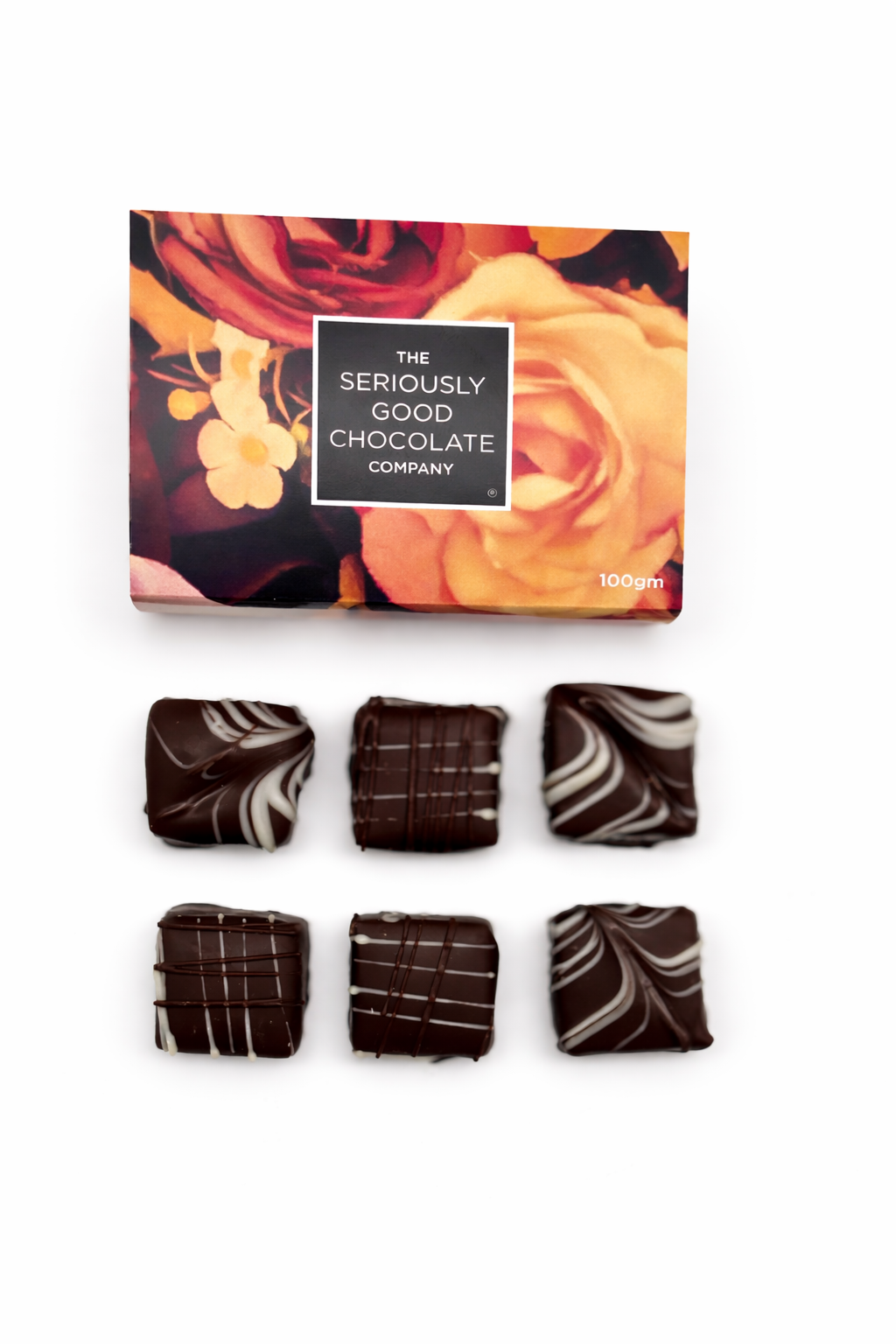 Floral Salty Caramel, 8 Piece Log Box