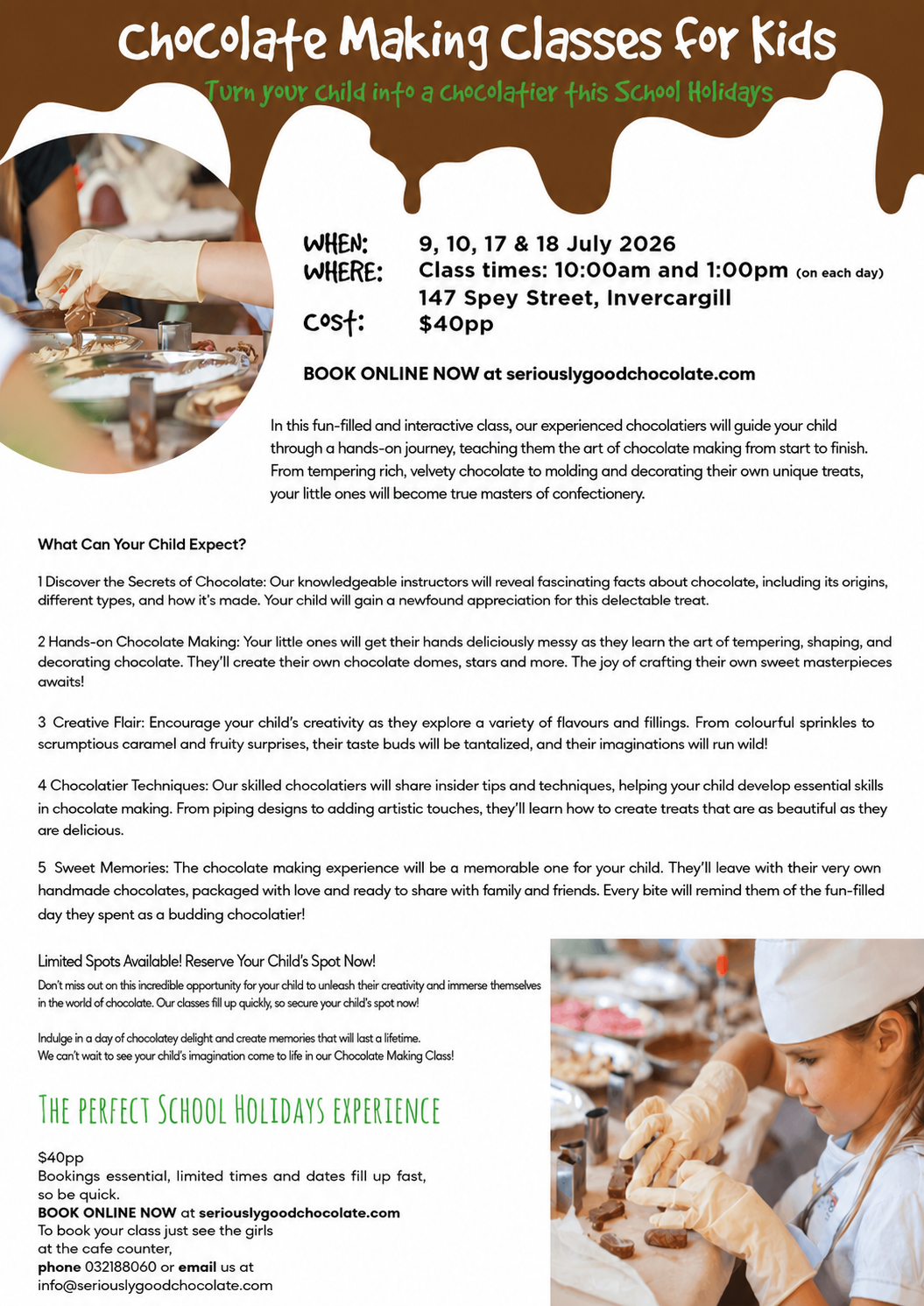 Kids Chocolate Making Classes