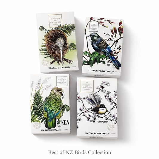 NZ Native Birds Chocolate Tablet Trio Bundle