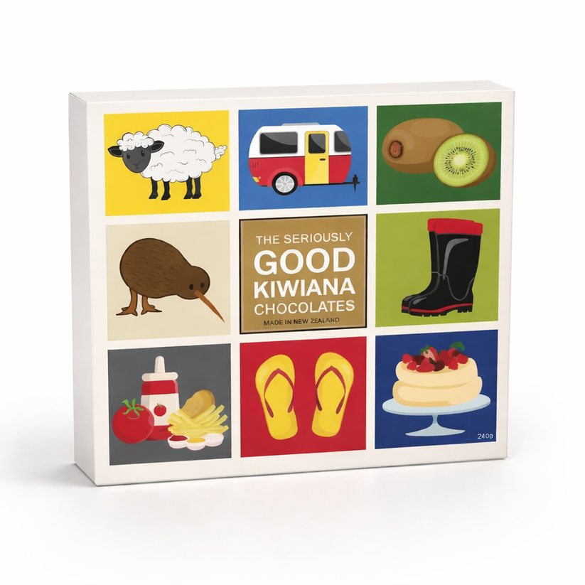 Kiwana Icon(ic)s, 16 Piece Box – The Seriously Good Chocolate Company