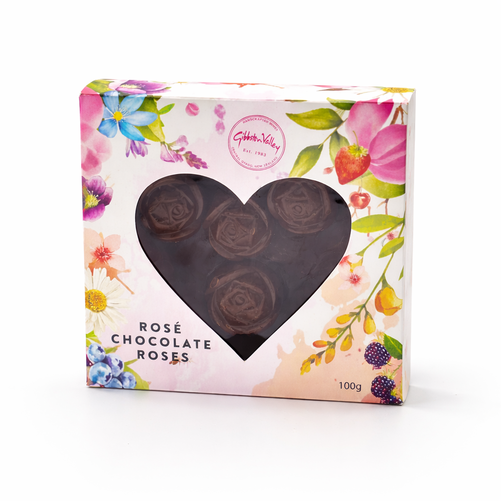 Gibbston Valley Rosé Chocolate Roses Heart Cup