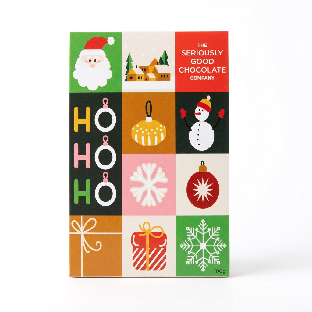 Christmas Squares, Biscoff Chocolate Block