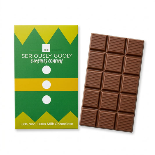 Christmas, Elf Suit, 100s & 1000s Milk Chocolate Block