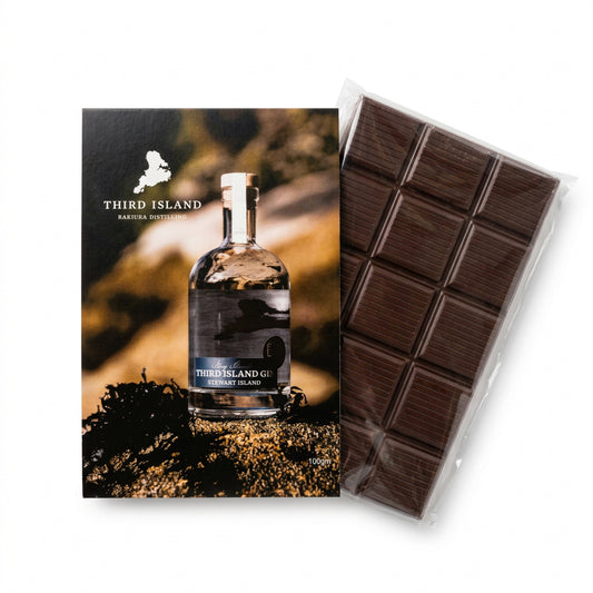 Rakiura Distillery, Third Island Gin chocolate block