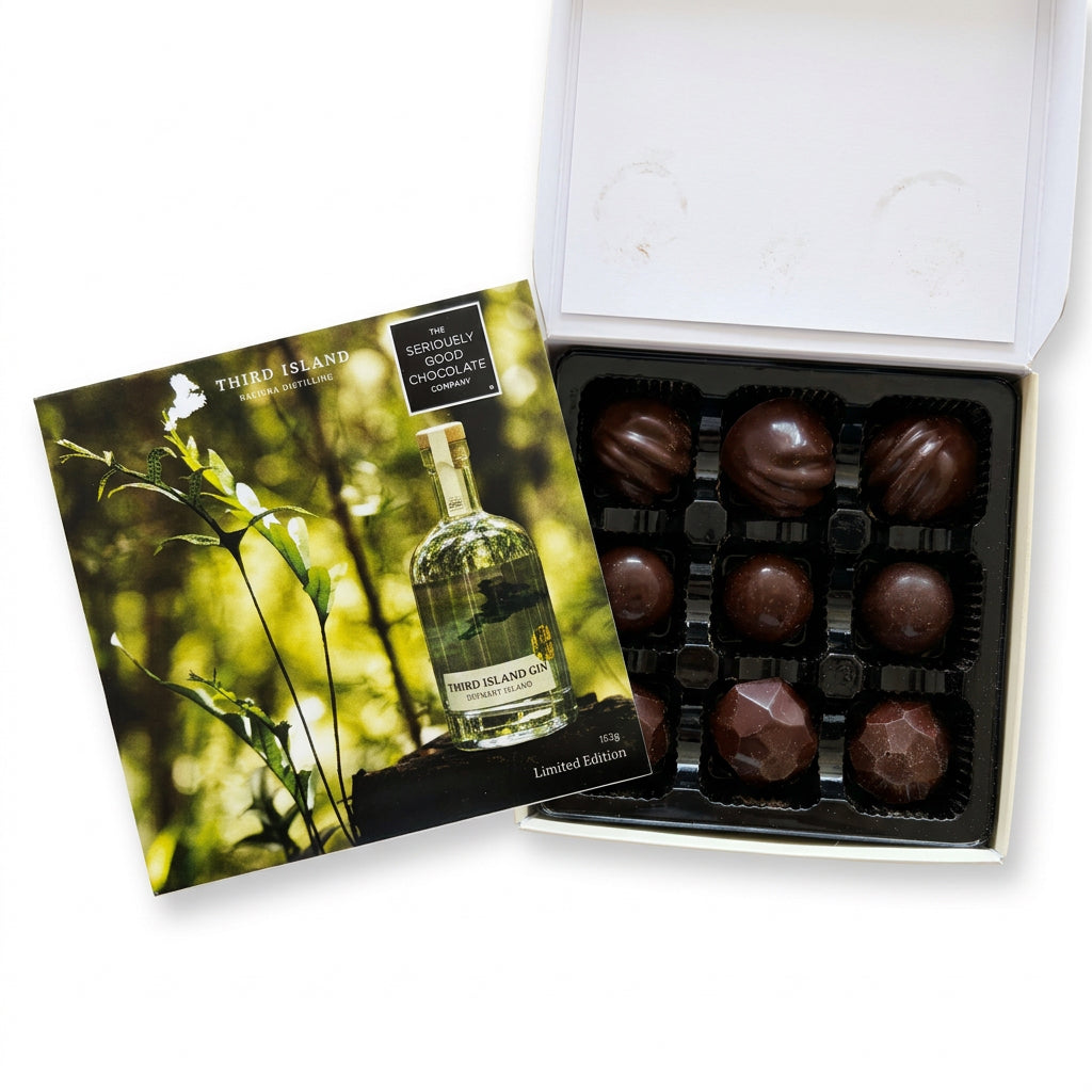 Rakiura Stewart Island Distillery, Third Island Gin, 9 Piece Box
